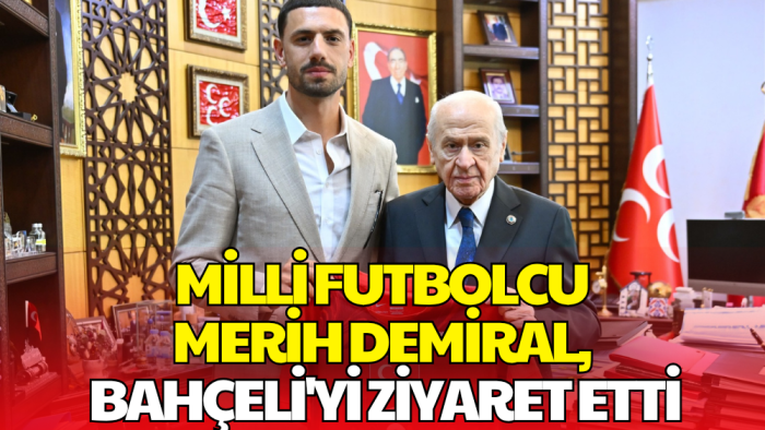 Devlet Bahçeli, Merih Demiral'ı Makamında Ağırladı